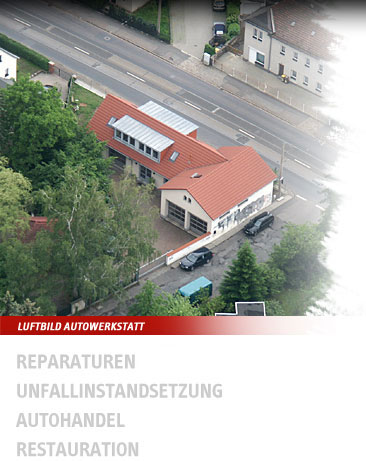 Luftbild Autowerkstatt